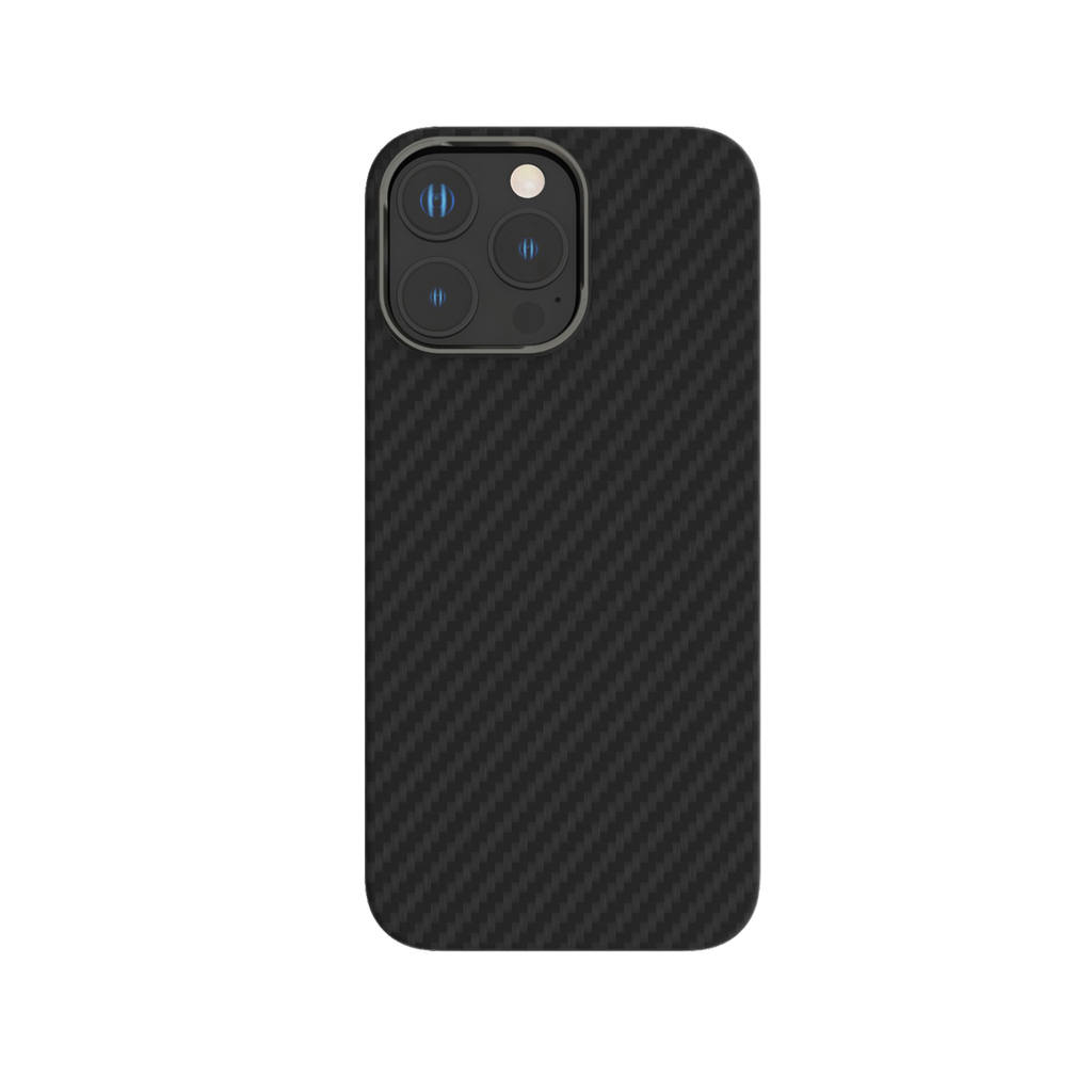 Levelo Sergei 1500D Aramid Fiber Case For iPhone 16 Pro Max - Matte Black {LVL-SERG-16PM-BK}